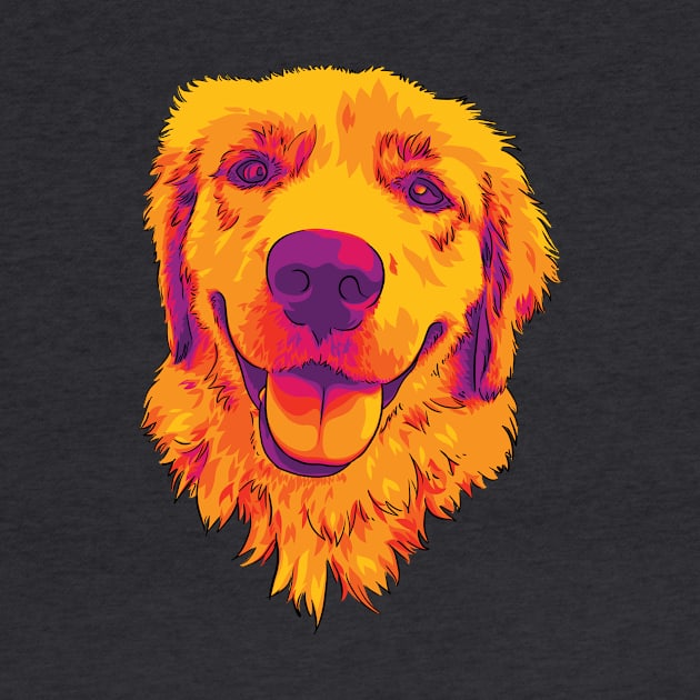 Sunshine Golden Retriever by polliadesign